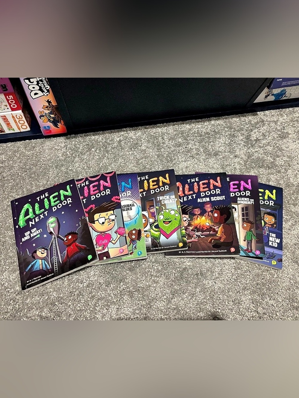Little Bee Books The Alien Next Door book series 1-7